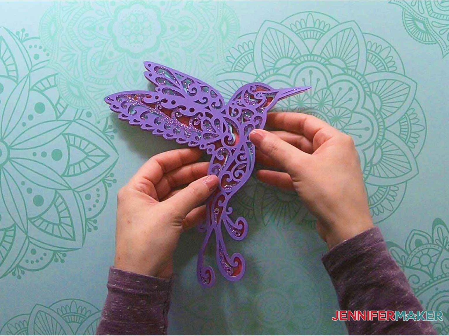 Download Hummingbird SVG: Make a 3D Layered Design With Your Cricut - Jennifer Maker