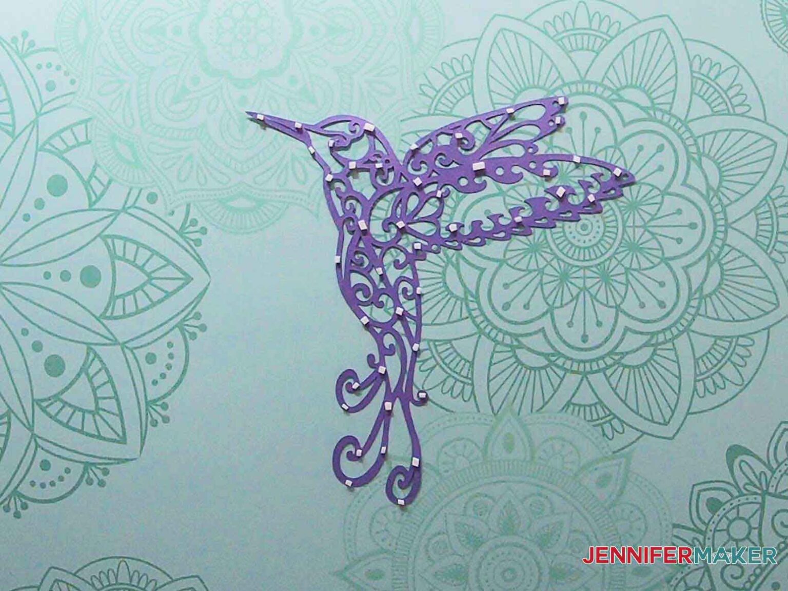 Download Hummingbird SVG: Make a 3D Layered Design With Your Cricut - Jennifer Maker