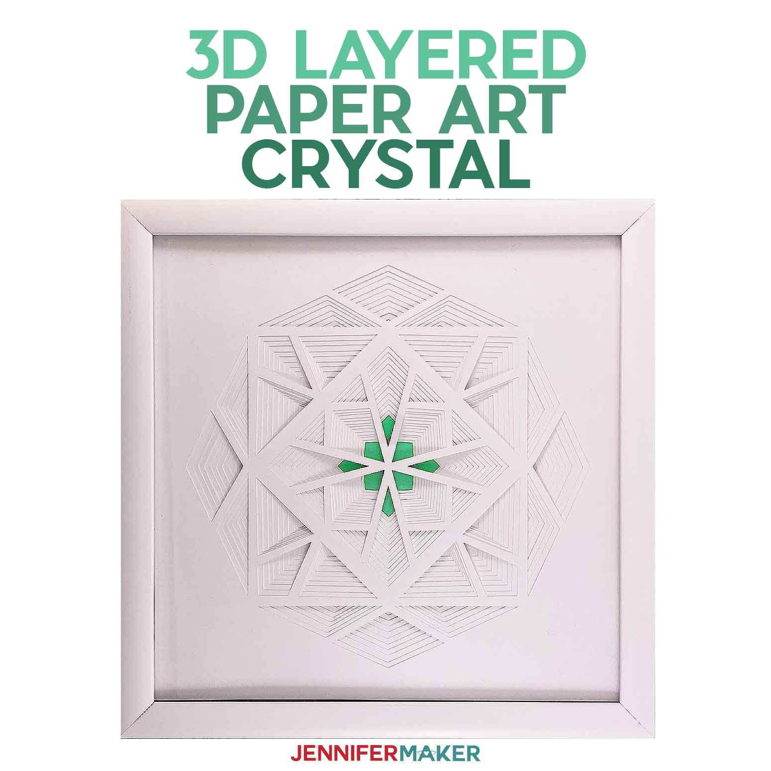 3D Layered Cut Art: The Crystal / Diamond (Series 2 of 4)