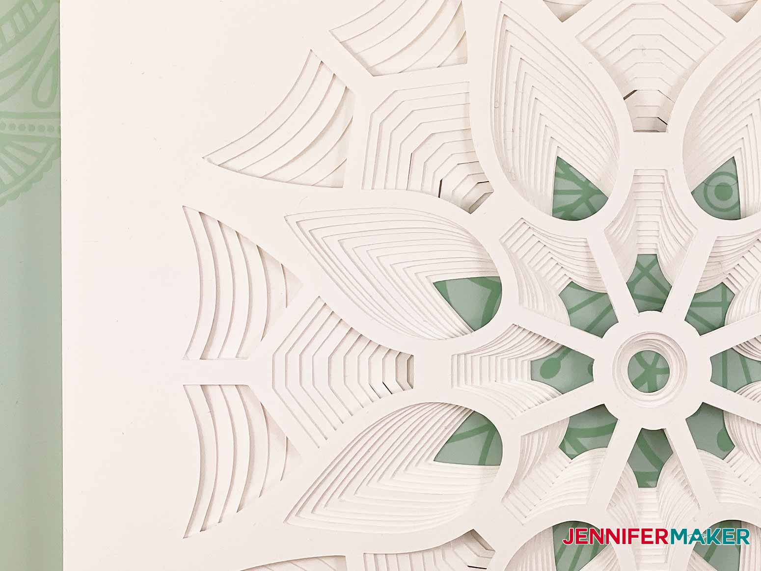 3D Layered Paper Cut Art: The Flower - Jennifer Maker