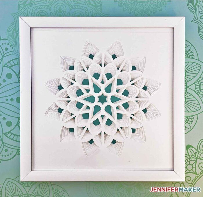 Download 3d Layered Paper Cut Art The Flower Jennifer Maker SVG, PNG, EPS, DXF File