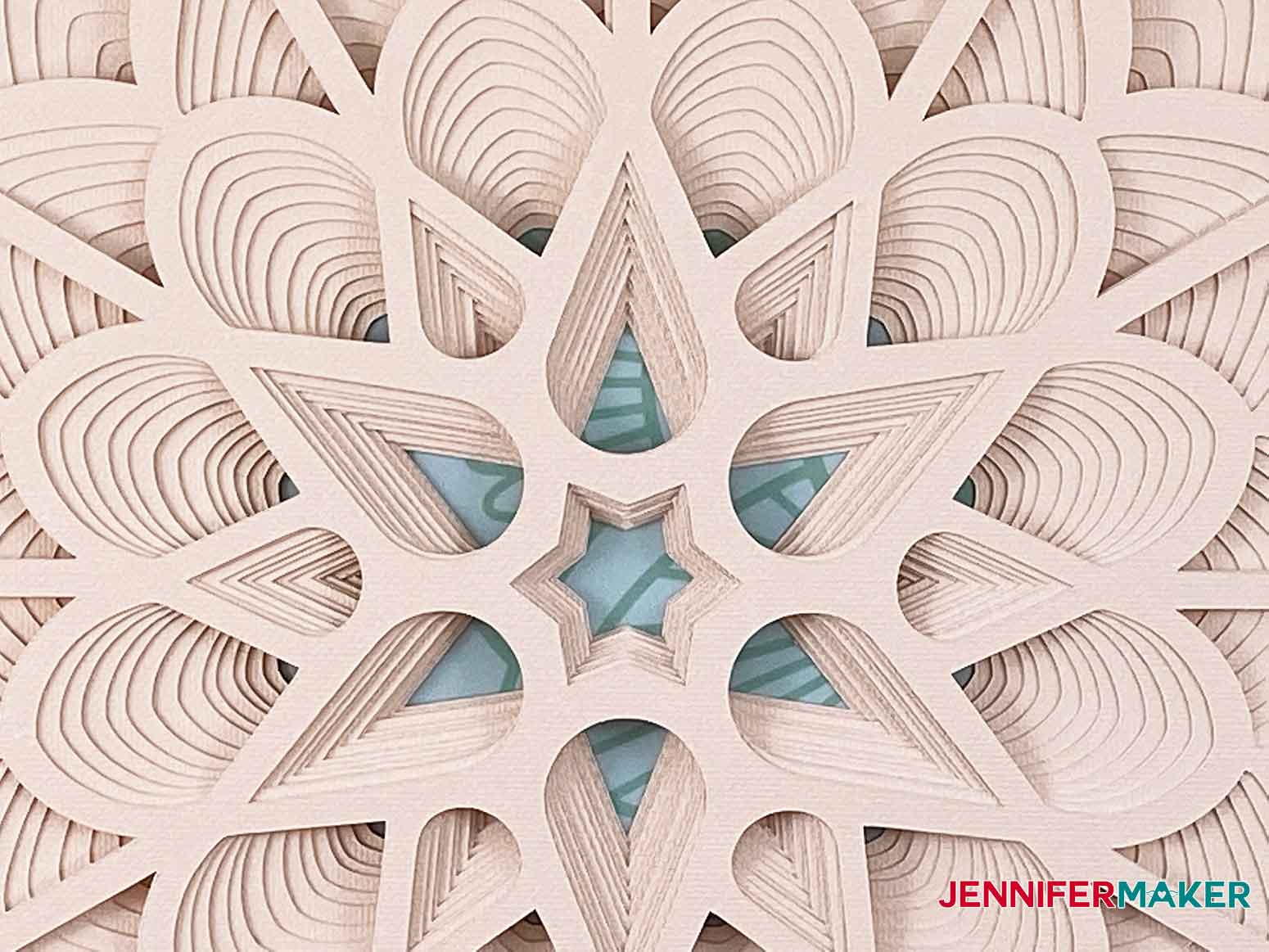 Download 3d Layered Paper Cut Art The Flower Jennifer Maker