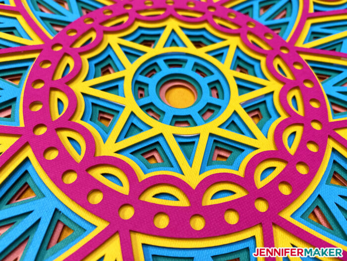 Detail of wheel mandala