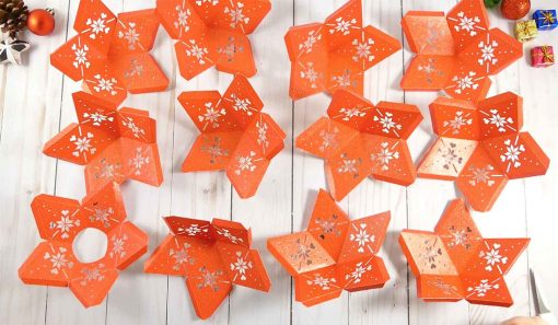 Assemble all 12 stars for your Moravian star