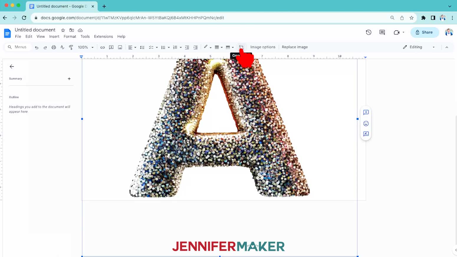 ai art ethics use the crop tool in google docs