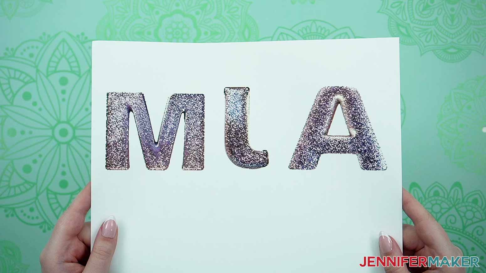 ai art ethics sublimation printed sheet with initials