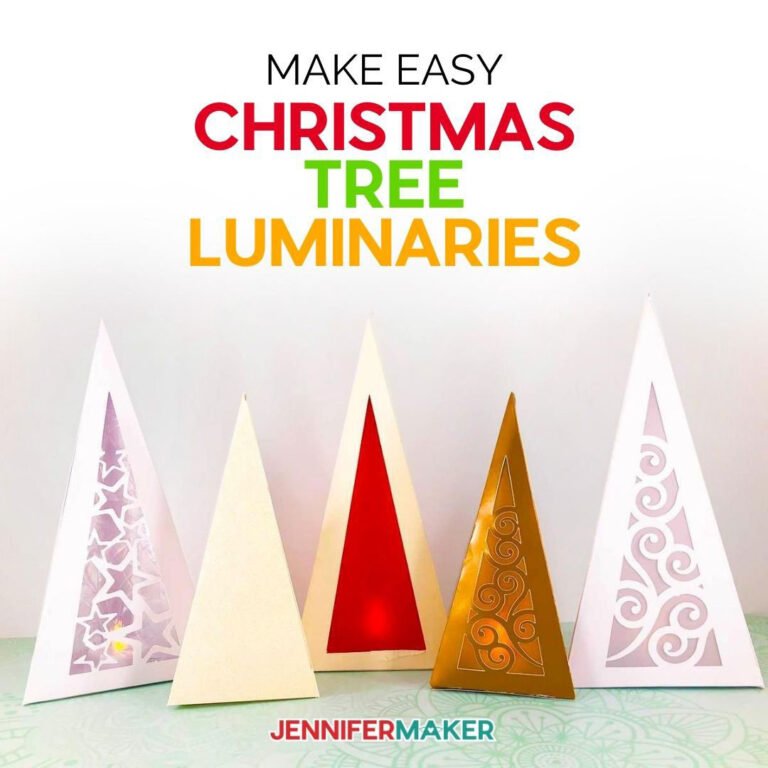 Christmas Luminaries – 3D Tree SVG Design