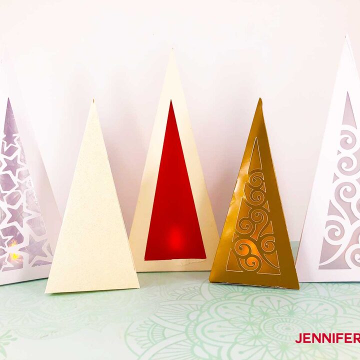 Download Christmas Luminaries - 3D Tree SVG Design - Jennifer Maker