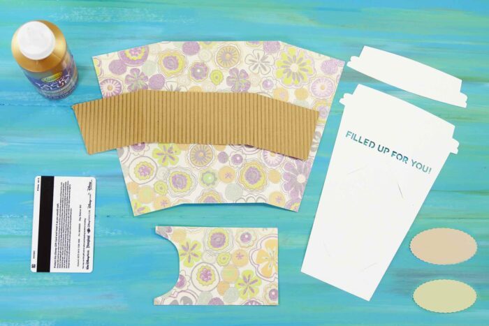 Take-Out Coffee Cup Gift Card Holder