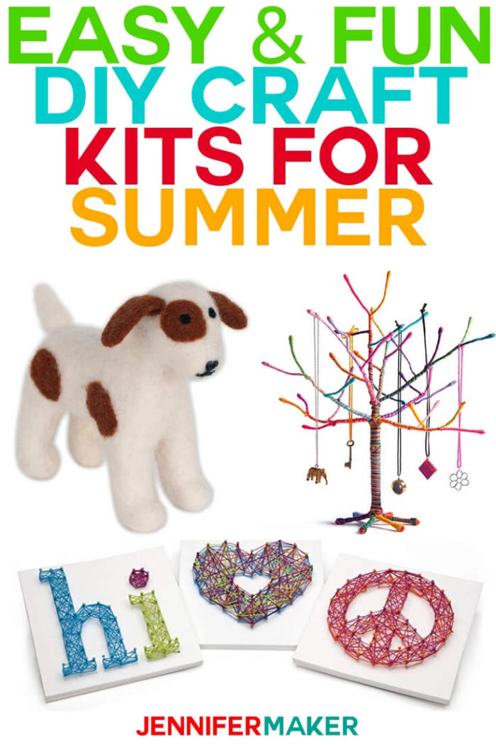 This Crafty DIY Gift Guide is perfect to help you find fun and easy DIY craft kits for summer. #diy #tutorial #craftprojects