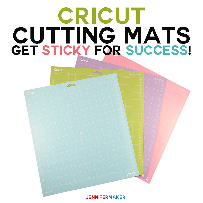 Blue, green, purple, or pink? Not sure which Cricut machine mat to