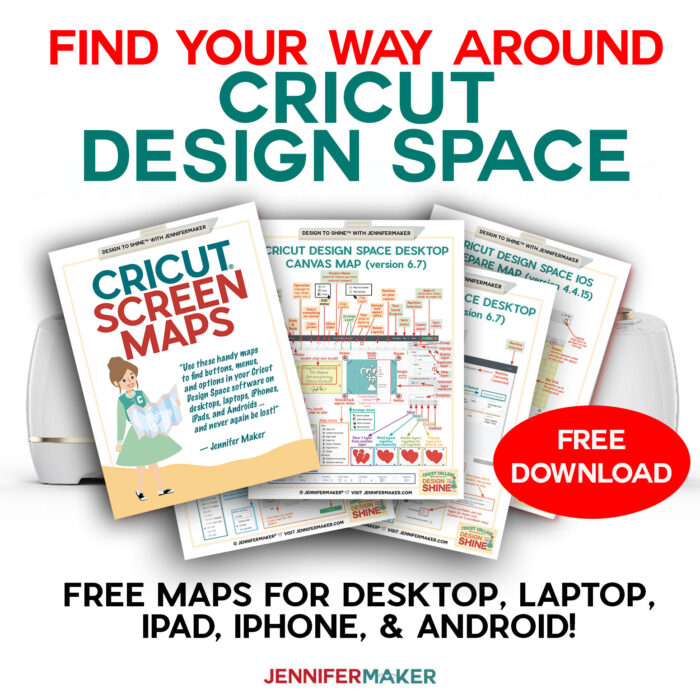 Cricut Design Space Maps Free Cheatsheets