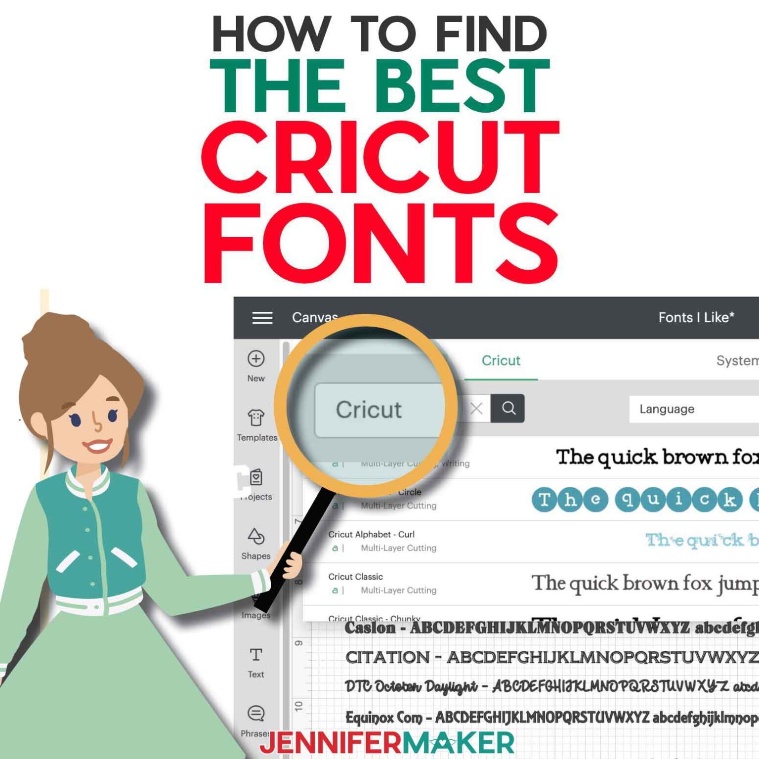 Cricut Fonts List How To Find The BEST Cricut Fonts In 2023 Jennifer Maker