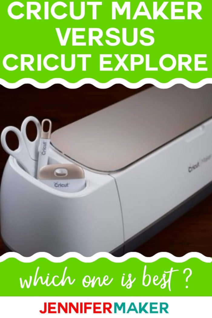 Cricut Maker vs. Cricut Explore - this head to head comparison will show you everything you need to know about both machines so you can make an informed buying decision. #cricut #cricutmaker #cricutexplore #papercrafts #papercrafting