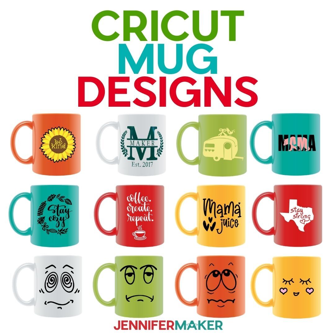 Cricut Mug Ideas: Free SVG Cut File Designs