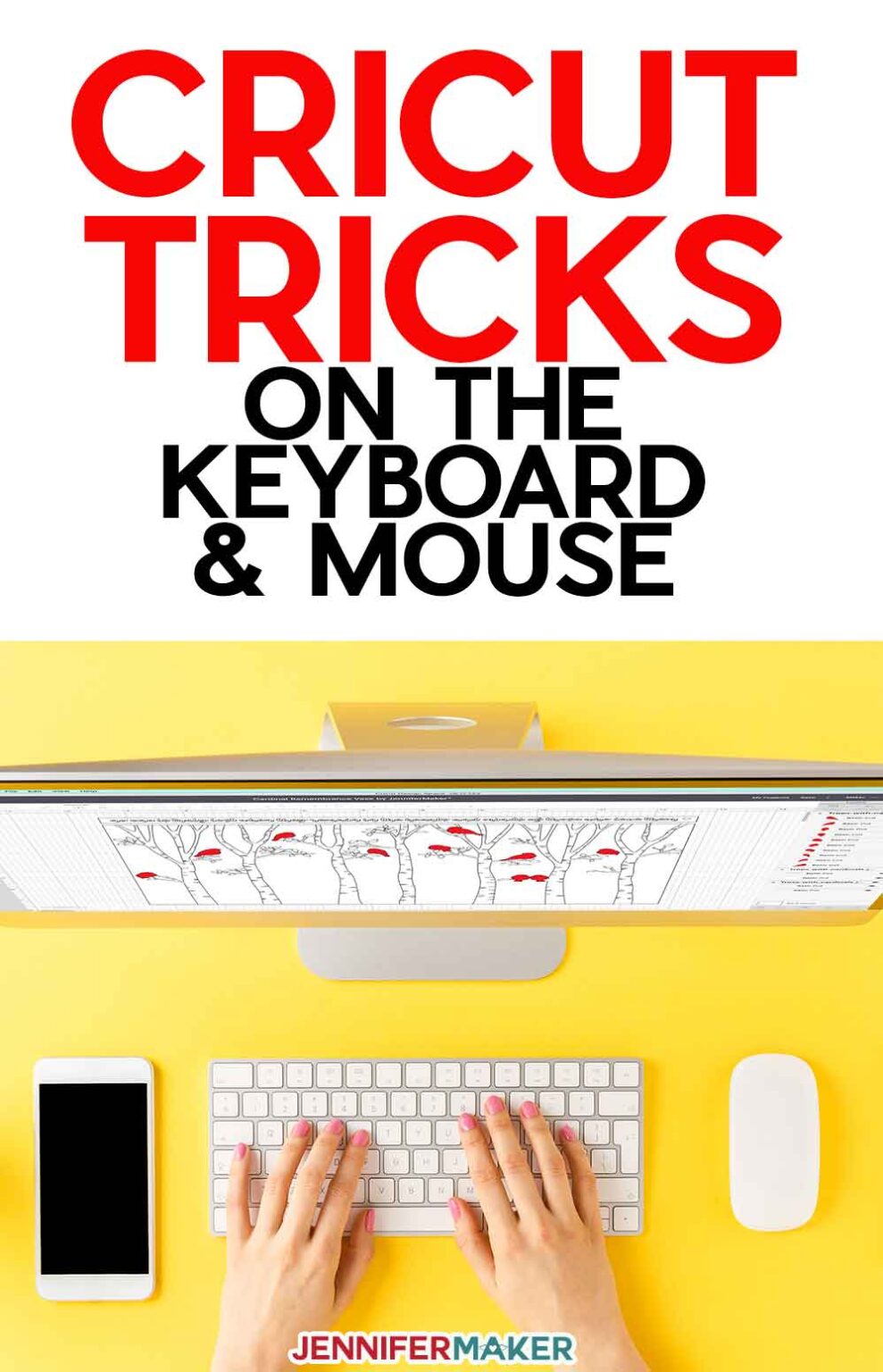 Cricut Tricks Keyboard Shortcuts And Mouse Tips Cheat Sheet Jennifer Maker