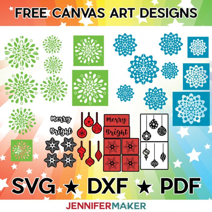 Free SVG Cut Files to Make Canvas Wall Art