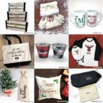 DIY Cricut Gift Ideas displayed that includes holiday gifts, or everyday gifts