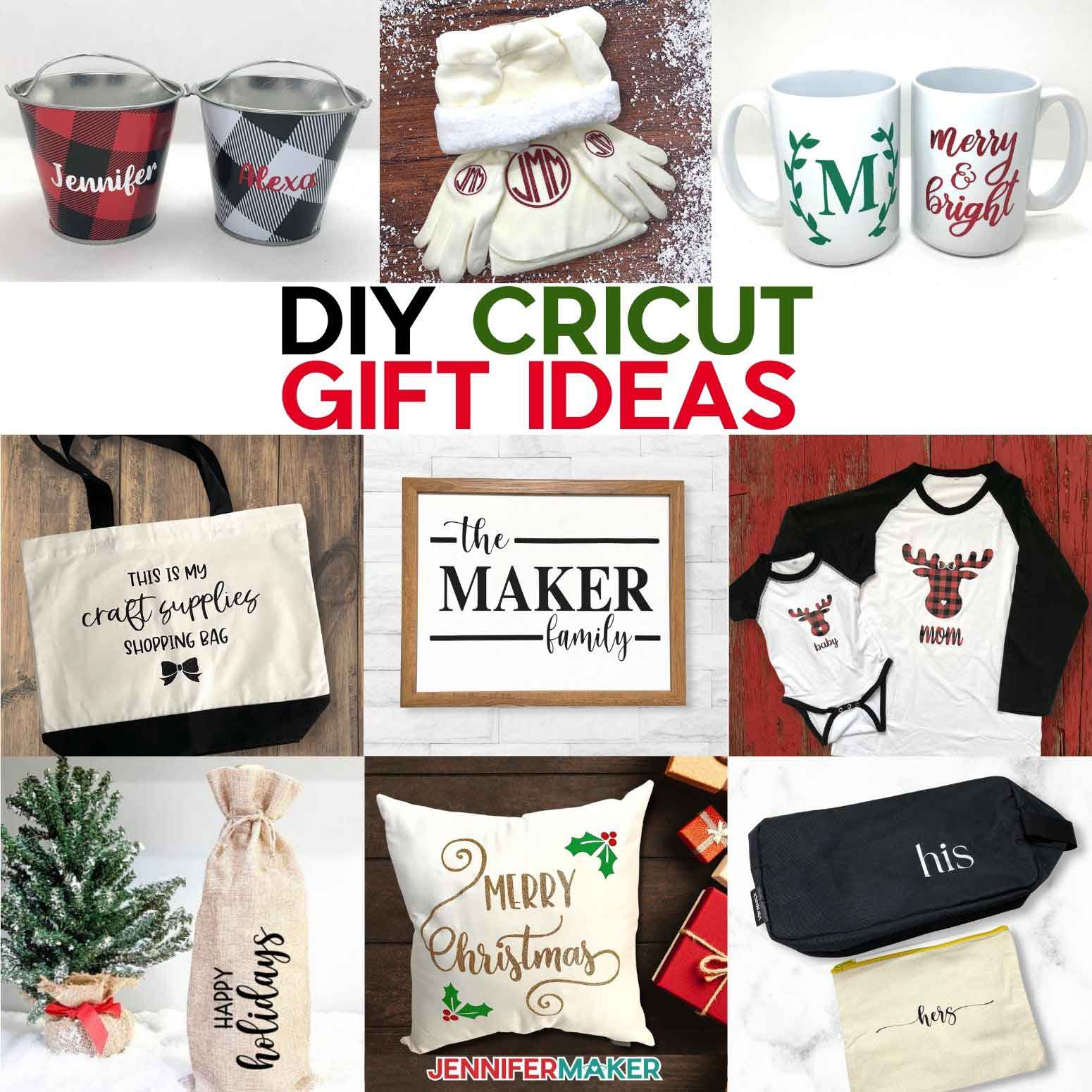 12 DIY Cricut Gift Ideas: Totes, Shirts, Bags, Crates, & More!
