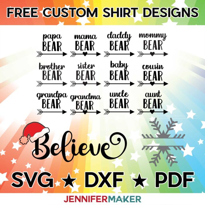 DIY Custom T-Shirts with Iron On Vinyl or Infusible Ink - Jennifer