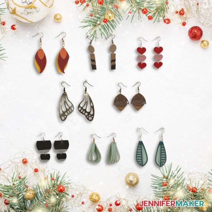 Ultimate guide to faux leather earrings with a Cricut - Craft with Catherine