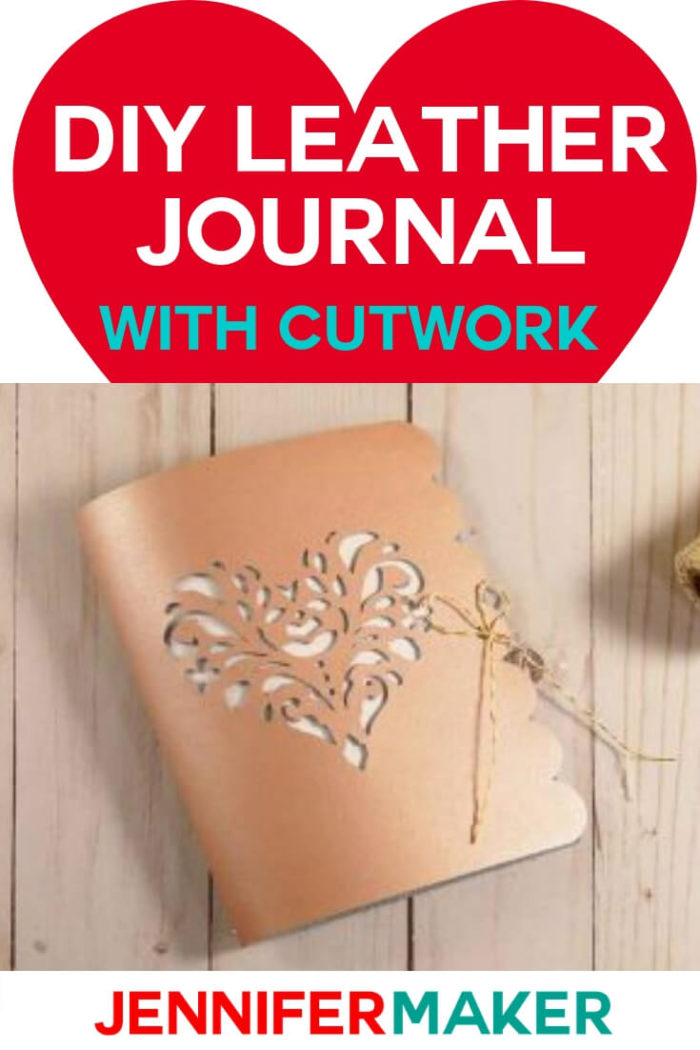 DIY Leather Journal - Cut and Tooled on a Cricut! 