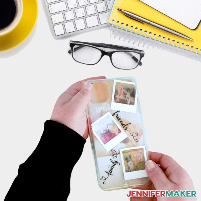 DIY Phone cases with photographs of friends
