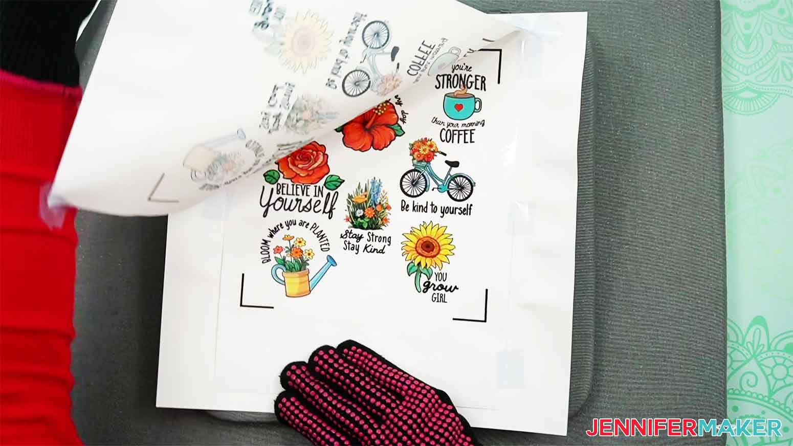 Make Waterproof Stickers with a Sublimation Sticker Sheet