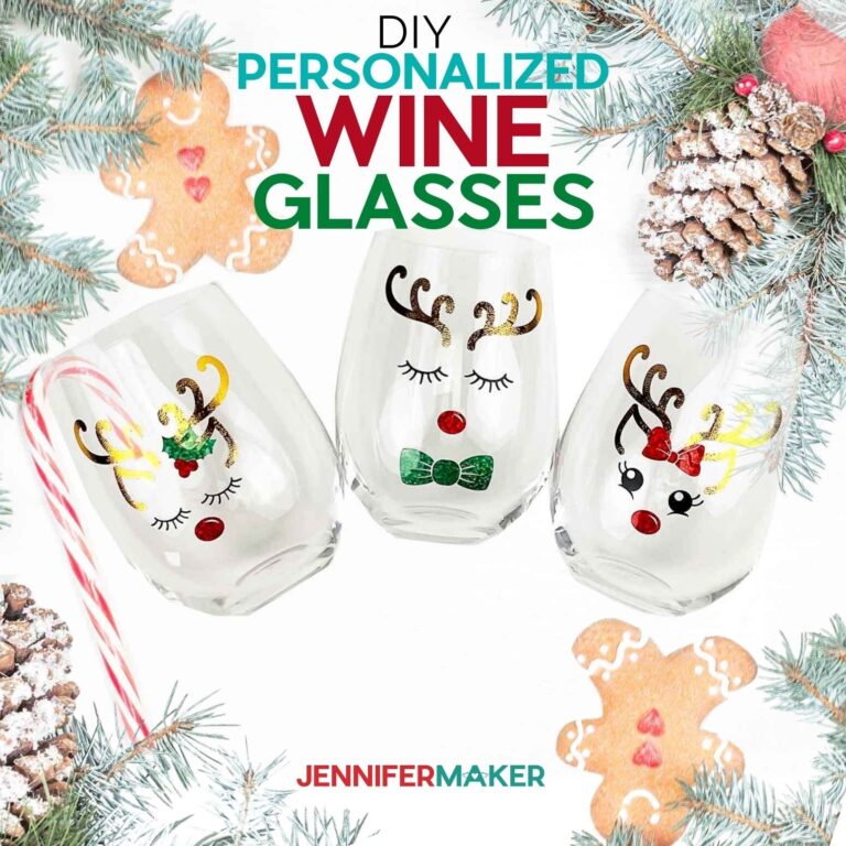 DIY Personalized Wine Glasses: EASY & Inexpensive Gift Idea!