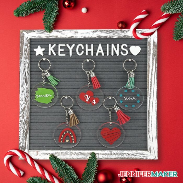 How to make Acrylic Keychains 12 free designs! - Craft with Catherine