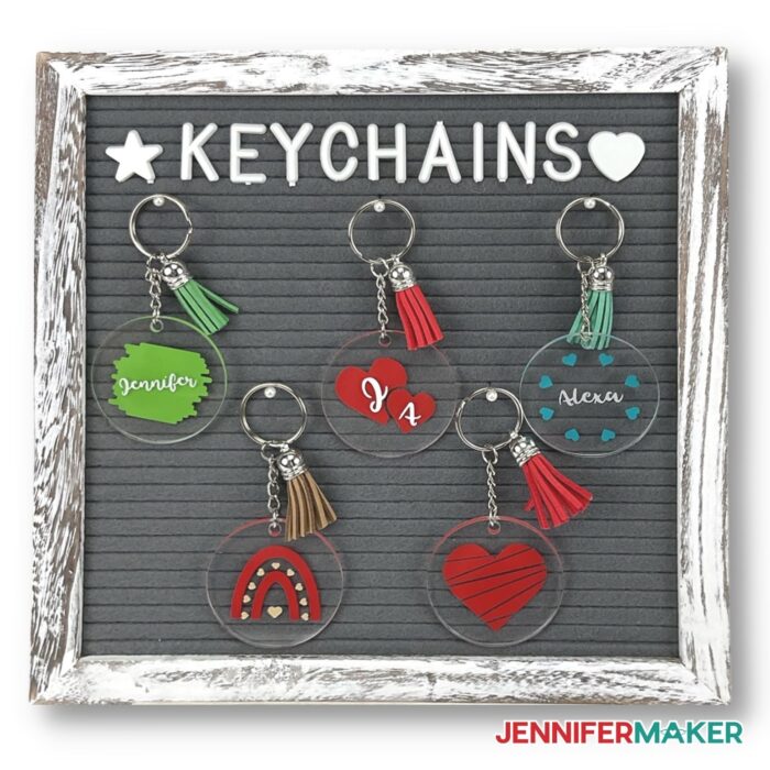 DIY KEYCHAIN DISPLAY CARD, ACRYLIC KEYCHAINS