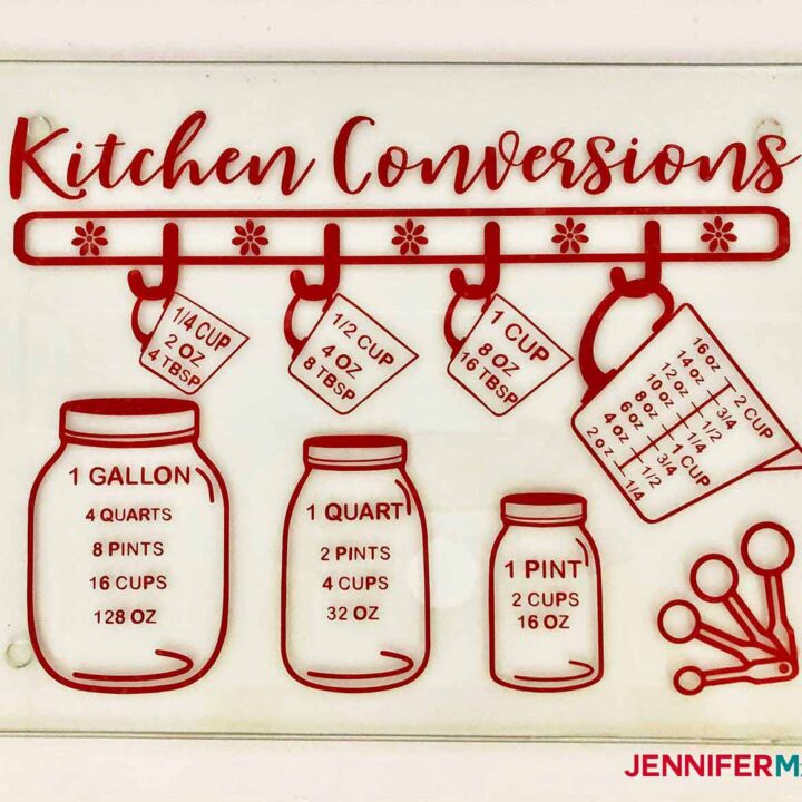 Personalized Free Svg File Kitchen Svg 189 Crafter Files   Easy Kitchen Conversions Jennifermaker Finished 720x720 