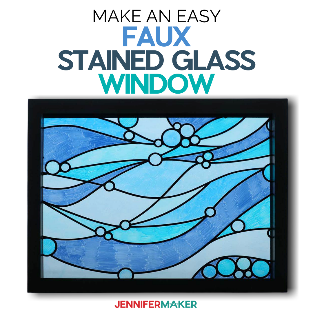 Faux Stained Glass Window – A Coloring Project!