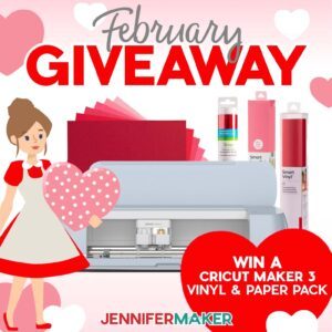 Giveaway runs from February 1-29, 2024 at 11:59 PM. Open to US and Canadian residents only (excluding Quebec) due to international contest laws that require translations, tests, reports, and/or local prize drawings (thank you kindly for understanding that this is beyond our control).  See the official rules below for details. #cricut #cricutjoy