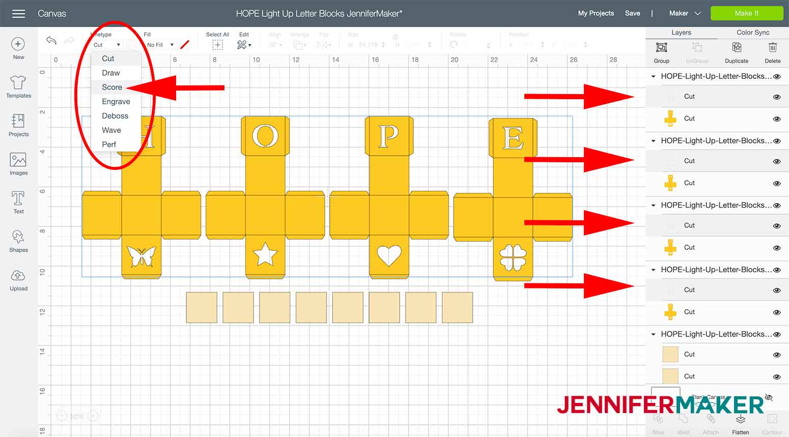 hope block svg in design space