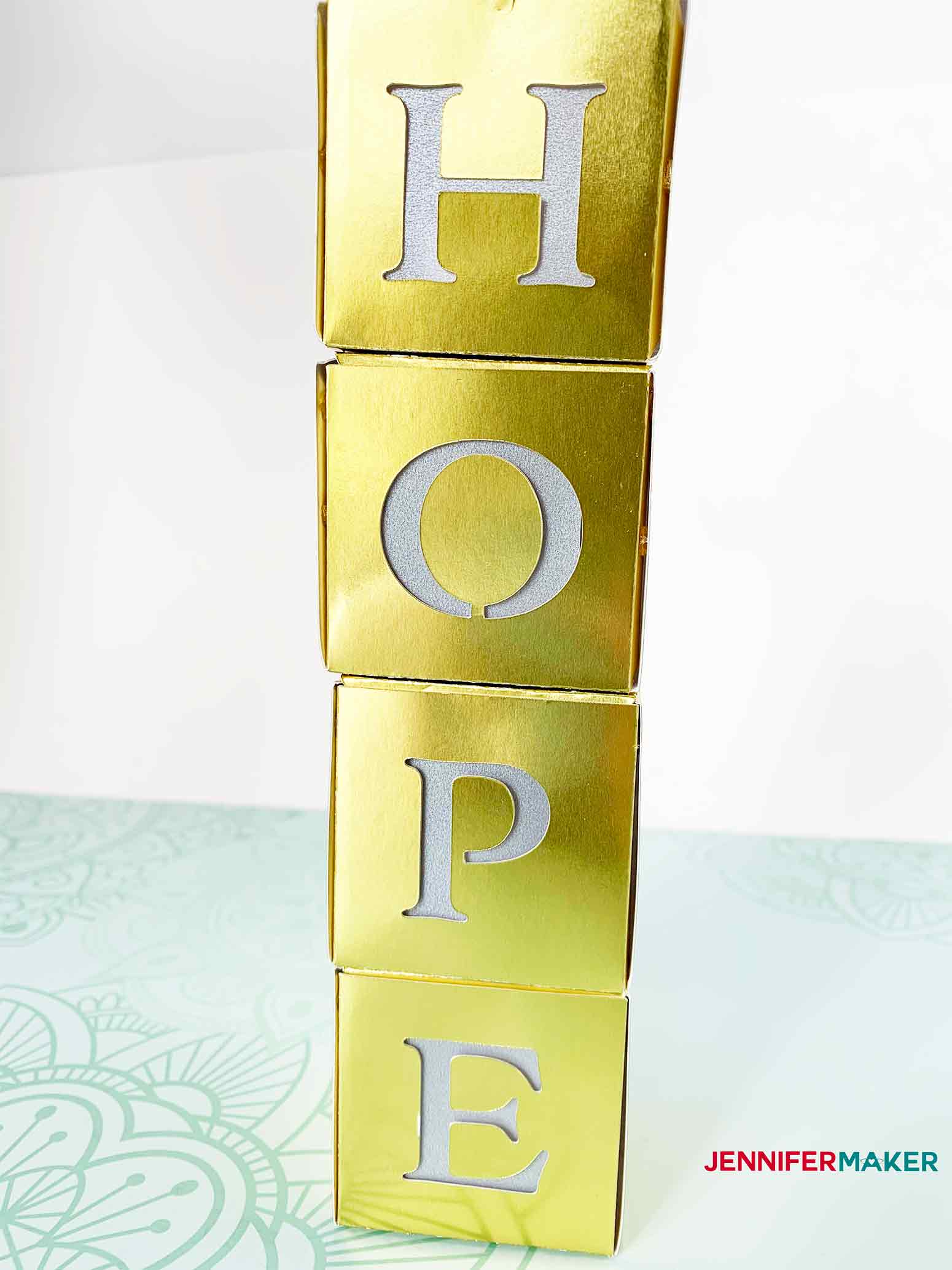 stack of HOPE BLOCKS