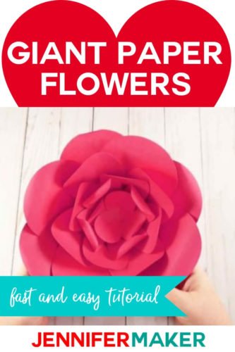 How to Make Giant Paper Flowers - Easy and Fast! - Jennifer Maker