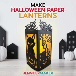 Halloween Paper Lanterns: Craft DIY Party Decorations - Jennifer Maker