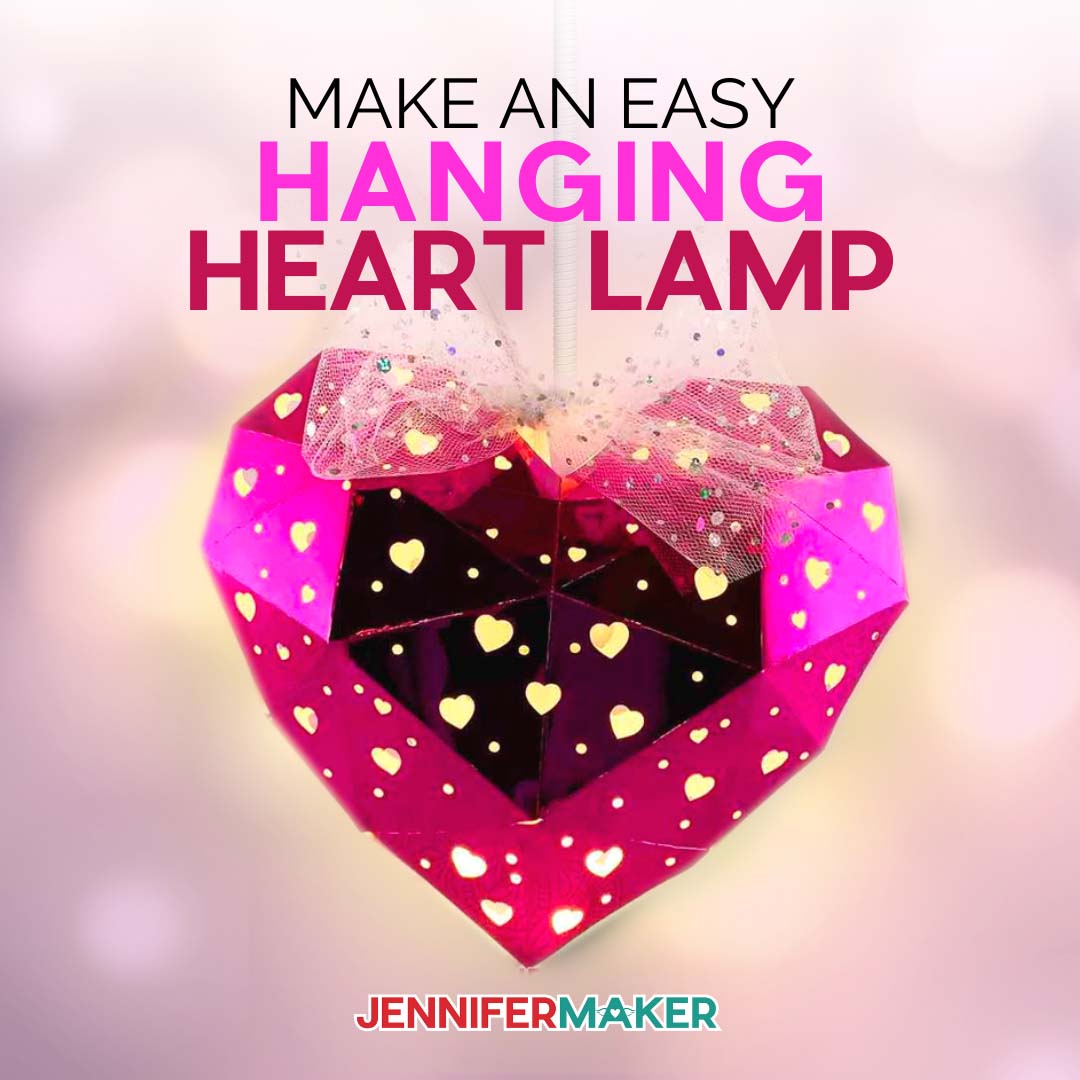 Heart-Shaped Hanging Paper Lantern – SO Easy!