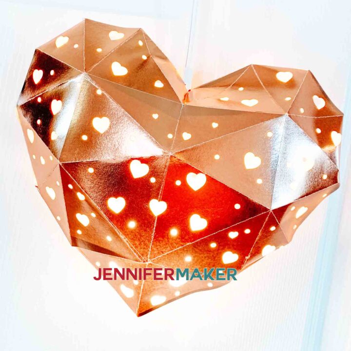 rose gold heart lantern jennifermaker