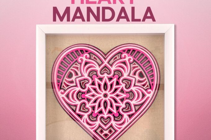 Free Free Jennifer Maker Layered Heart Mandala 391 SVG PNG EPS DXF File