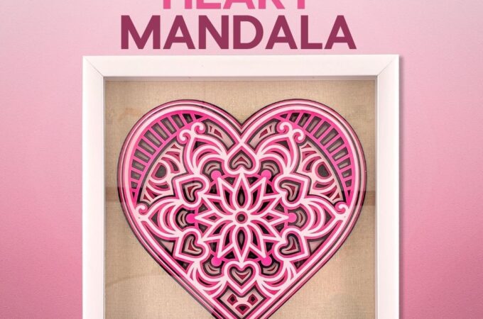 Free Free 335 Jennifer Maker Layered Heart Mandala SVG PNG EPS DXF File