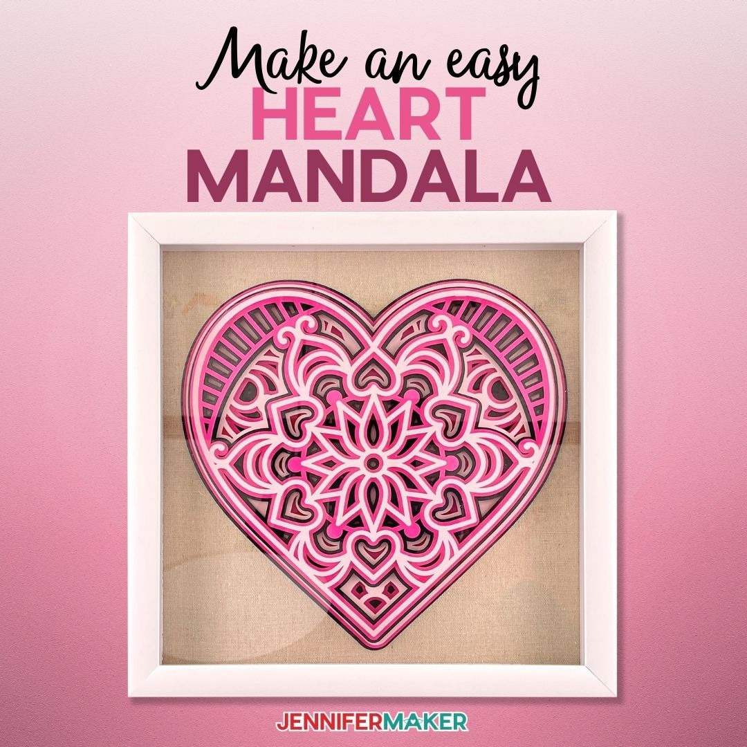 Download Art Collectibles Clip Art 3d Mandala Hearts In Heart Layered Svg File Cricut Valentine Clip Art Paper Cutting Craft Project Vday Craft Png Valentines Day Clipart