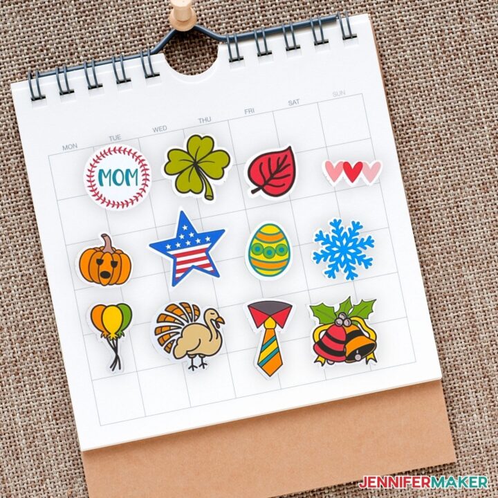 Cricut Sticker Set in White and Transparent Bundle