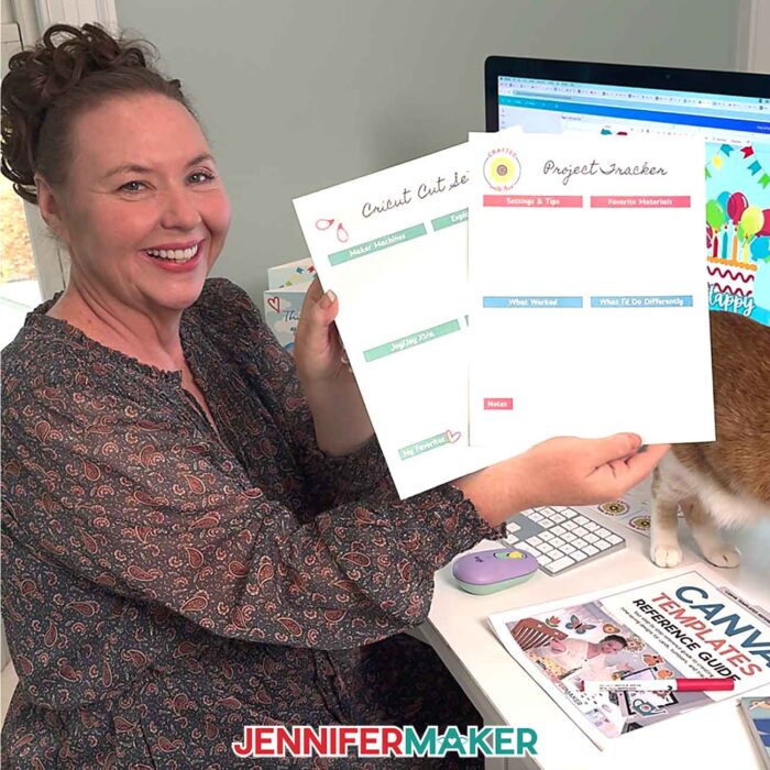 Learn How To Make Canva Templates with the free tutorial! Jennifer Maker shows off two organizational tracking sheets she made with the help of Canva templates she designed