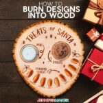 How to Burn Designs Into Wood with Stencils Made on a Cricut!
