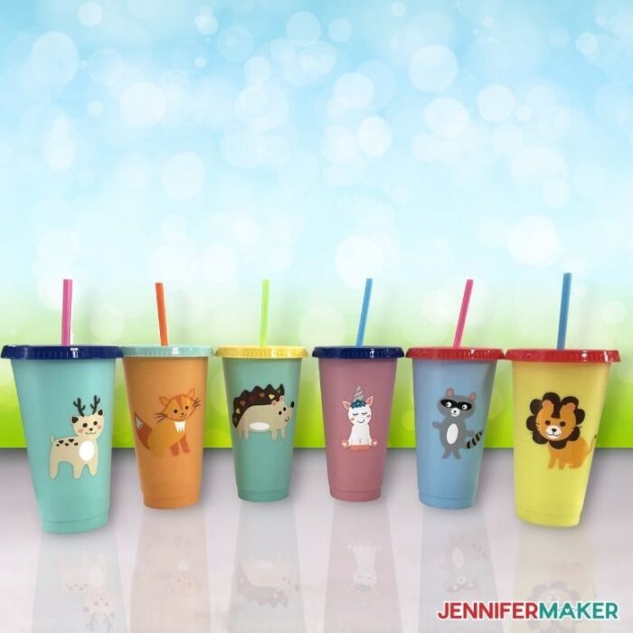 Cricut Disney Character Cups : Cricut Joy Tumblers & How To Layer Vinyl  Perfectly Every Time! 