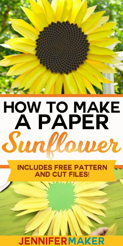 Giant Paper Sunflower Tutorial This Will Mesmerize You Jennifer Maker