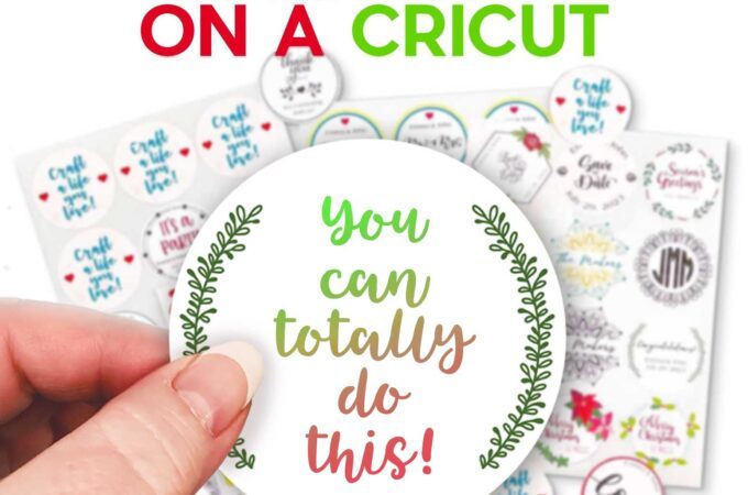 How to Make Stickers on a Cricut Waterproof with Four Methods