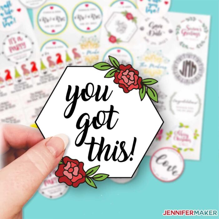 Make Custom Waterproof Stickers with Cricut - Daily Dose of DIY